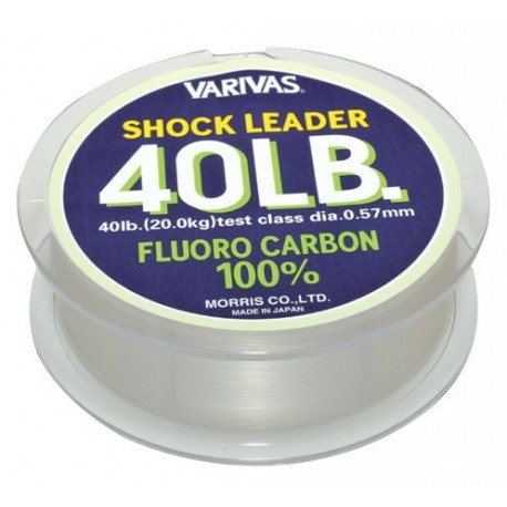 VARIVAS FLUOROCARBONE SHOCK LEADER 30M 100LBS