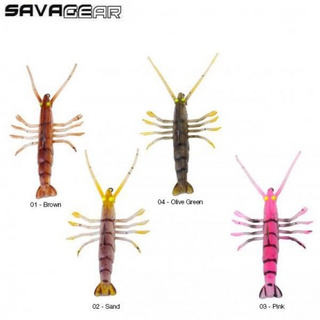 LEURRE SAVAGE GEAR TPE FLY SHRIMP