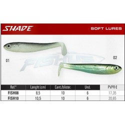 Leurre souple Fishus Shade 8,5cm