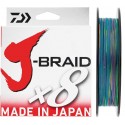 Tresse Daiwa J-Braid x8 Multi color 