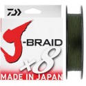 Tresse Daiwa J-Braid x8 Verte