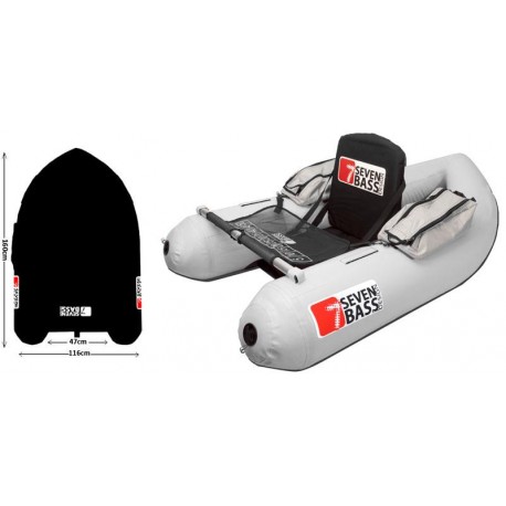 FLOAT TUBE SEVEN BASS INFINITY 160 - GRIS