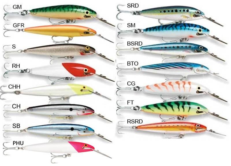 Vintage FINLANDE RAPALA MAGNUM rouge et blanc grand