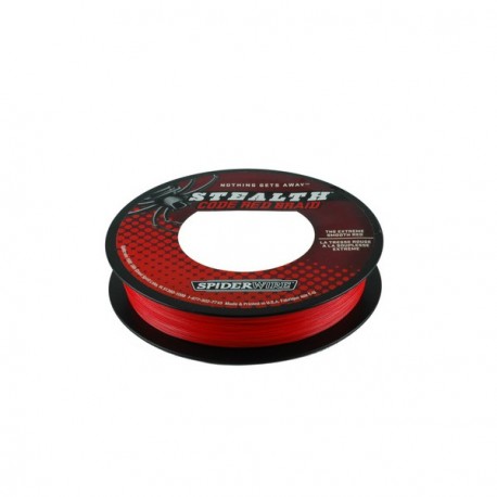 TRESSE SPIDERWIRE ROUGE